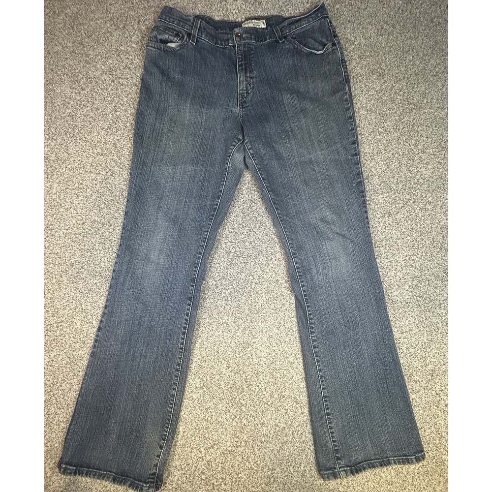 Levi's 550 Women's Relaxed Bootcut Jeans Size 14L Blue Denim USA